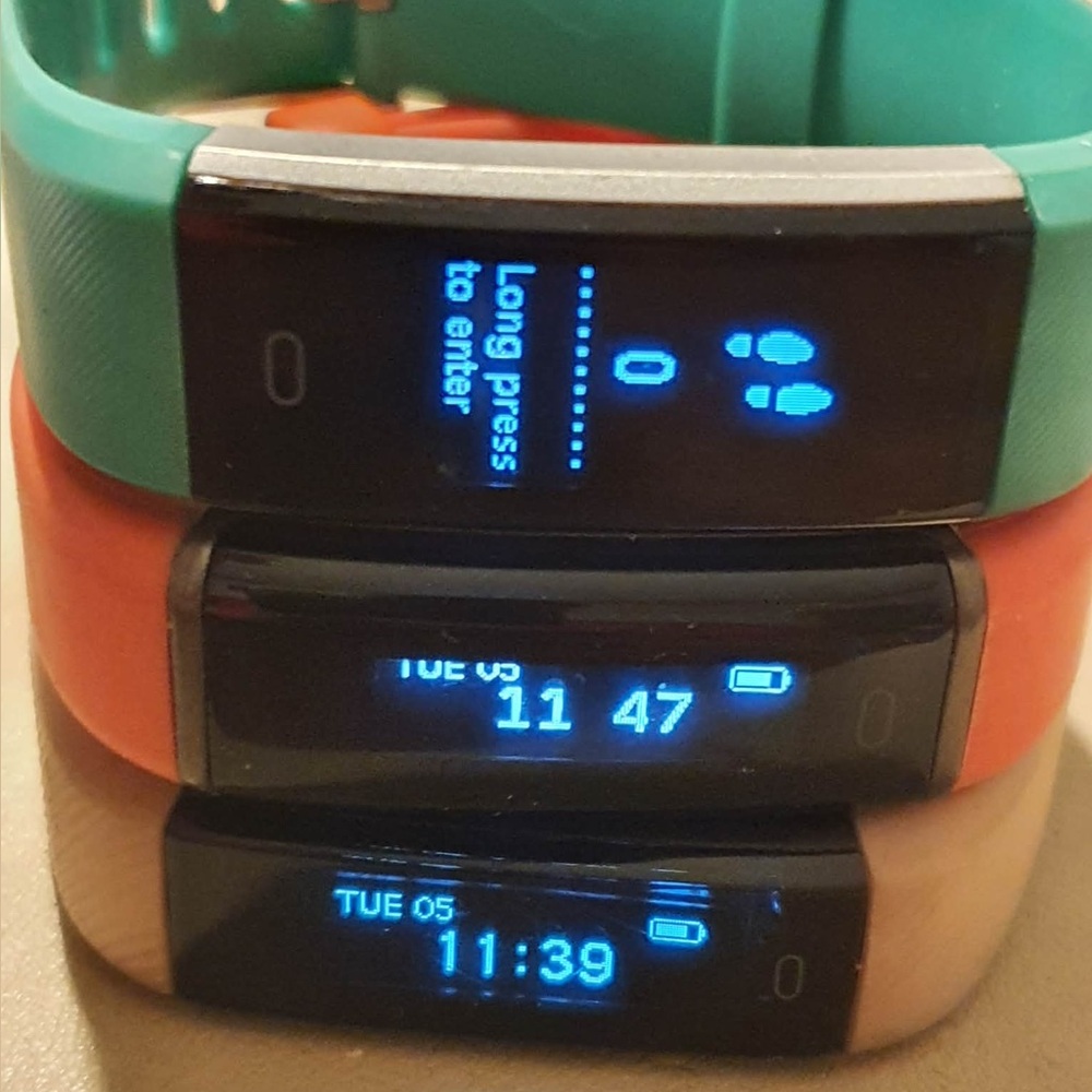 🦋10/$20🦋 Lot of 3 USB Fitness Trackers